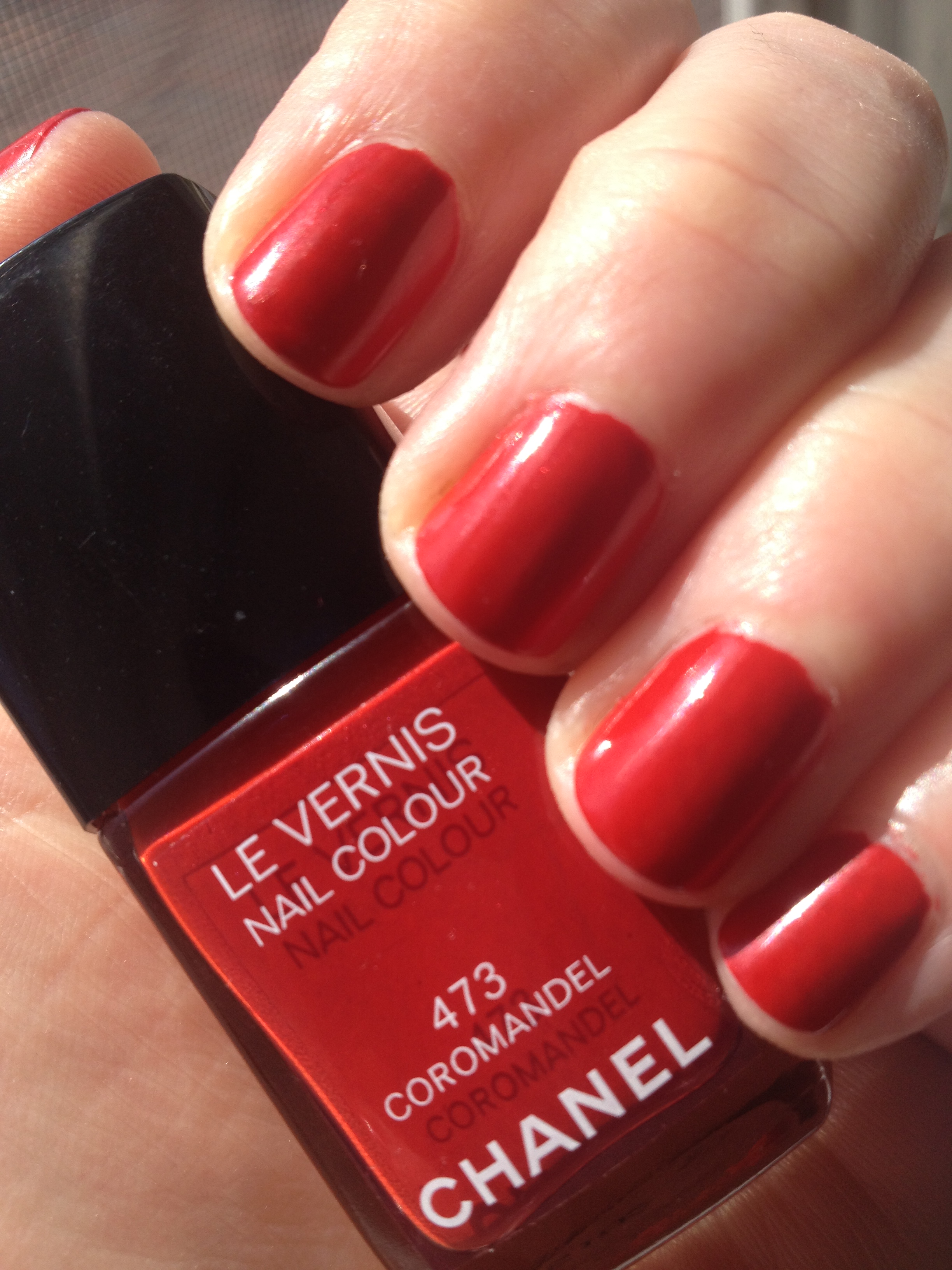 A classic Chanel red – Chanel Le Vernis Coromandel 473 nail polish
